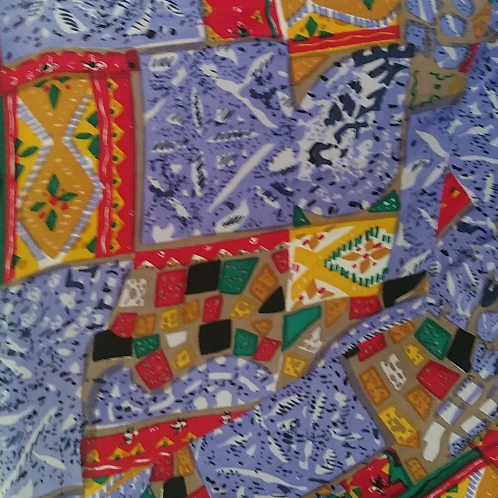 Homemade Size S/M BlueGreenRed patterns - Picture 6 of 7